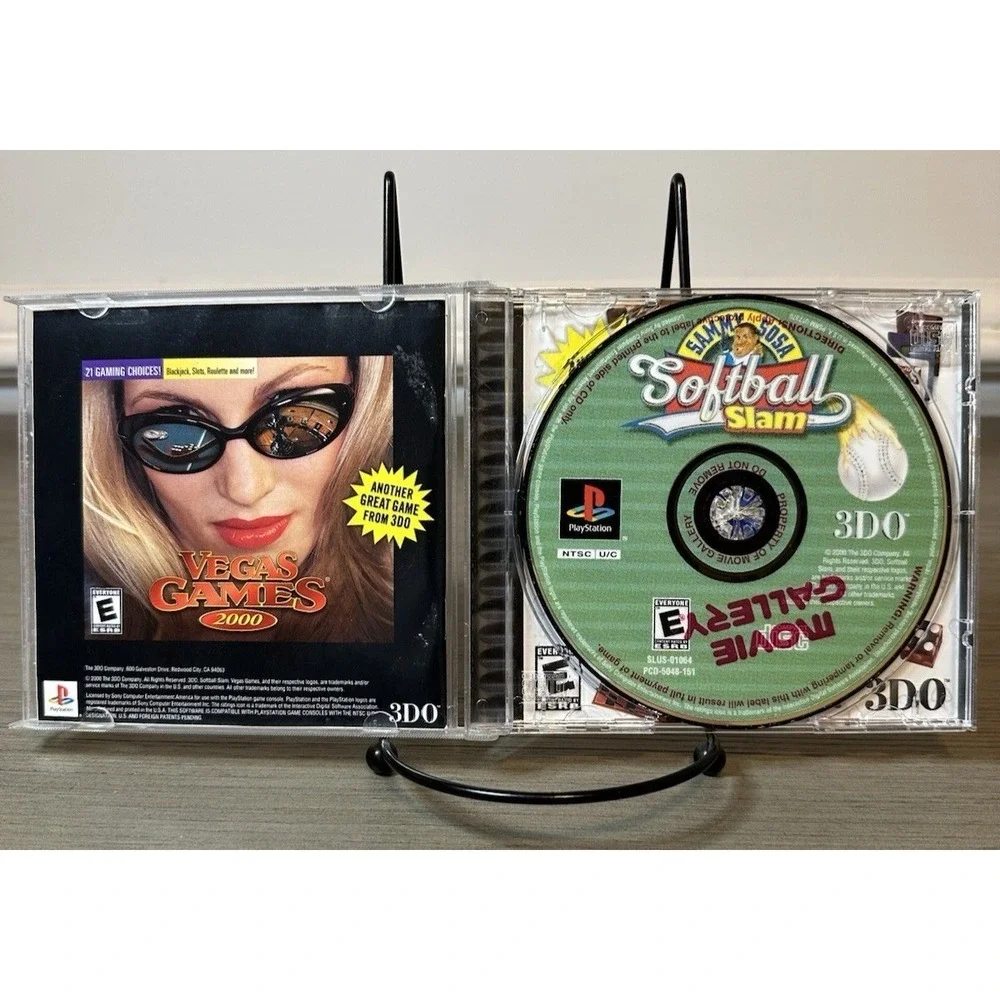 PS1 Baseball Lot - Pennant Race, Sammy Sosa Softball Slam, High Heat, and MORE
